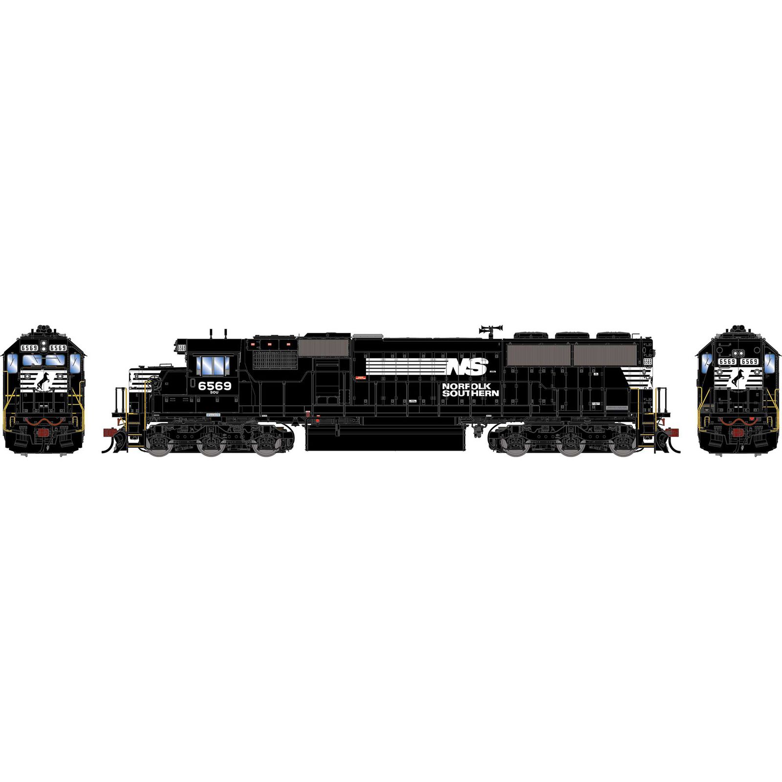 HO GEN SD60 Locomotive w/DCC & Sound, NS #6569