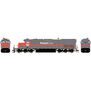HO SD40T-2 Locomotive with DCC & Sound, Potash/WRIX #35021