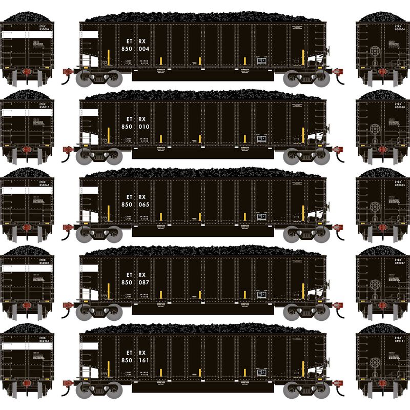 HO ATH Bethgon Coalporter w/Coal Load, ETRX #850004/850010/850065/850087/850161 (5)