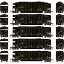 HO ATH Bethgon Coalporter w/Coal Load, ETRX #850004/850010/850065/850087/850161 (5)