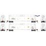 N TankTrain A/B, GATX White #44589/44593 (2)