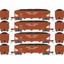 N 40' Offset Coal Hopper with Load, GTW #1 (4)
