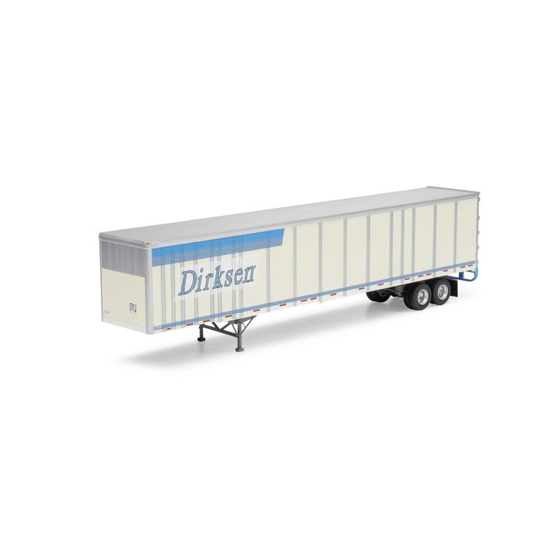 HO 53' Wabash Plate Trailer, Dirksen #57040
