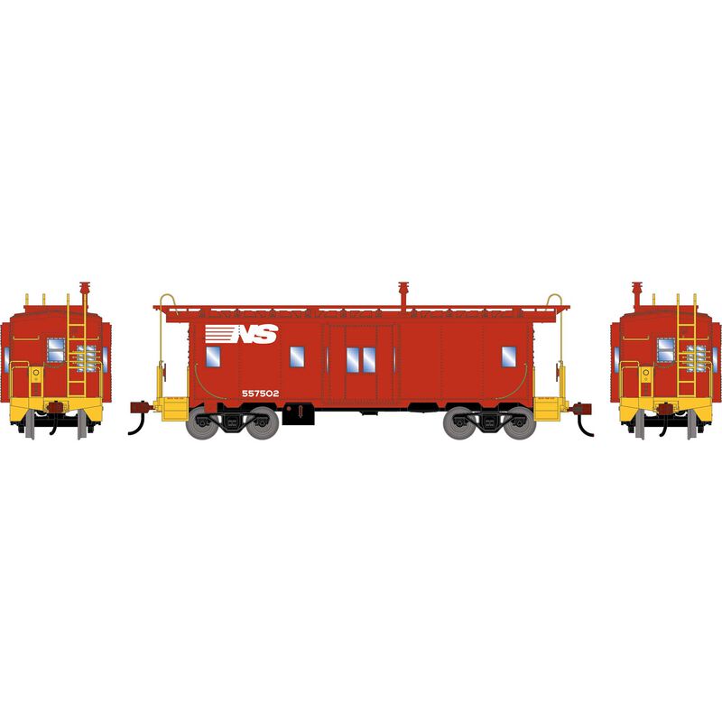 HO ATH Bay Window Caboose, NS #557502