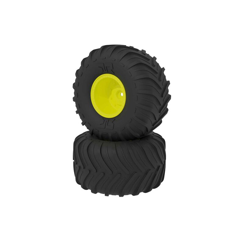 dBoots Chevron MT Tire Set, Glued, Yellow