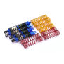 XSR Shock Set, Blue: Traxxas Nitro Rustler, Nitro Stampede (4)