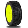 1/8 Super Soft Double Down EVO Pre Mounted Wheels Yellow (2): BX