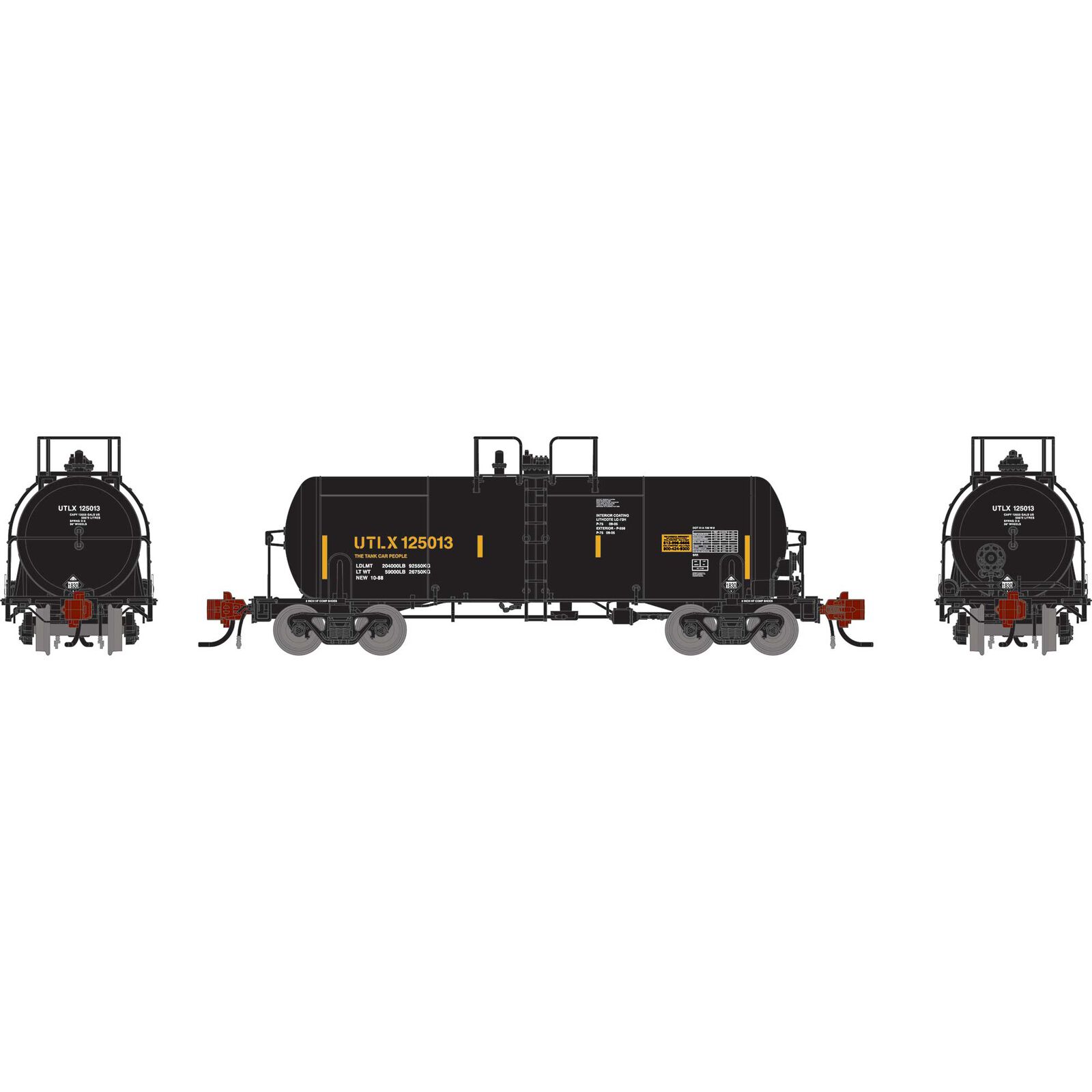 N 13K Gallon Acid Tank Car, UTLX #125013