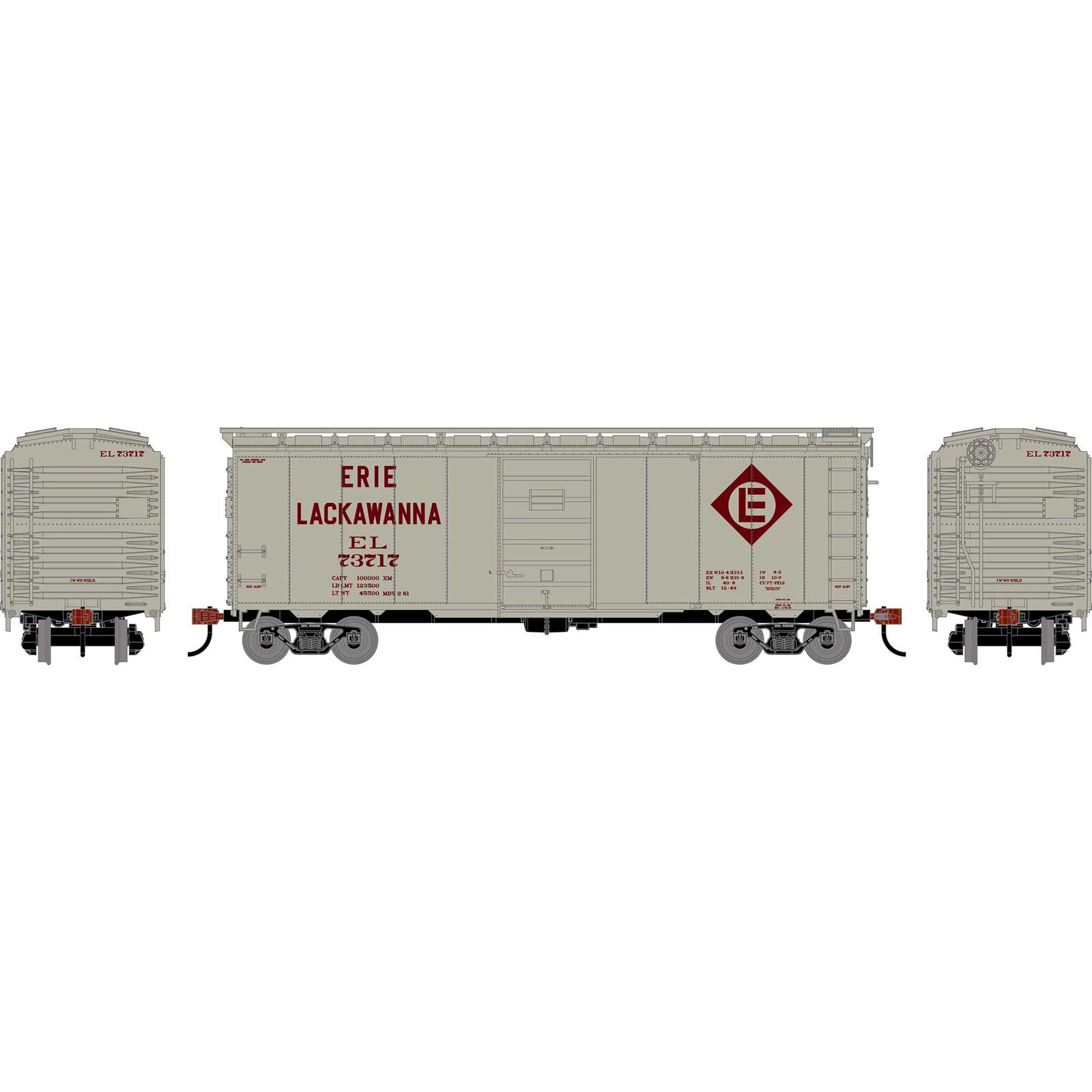 HO ATH 40' Superior Door Box Car, EL #73717