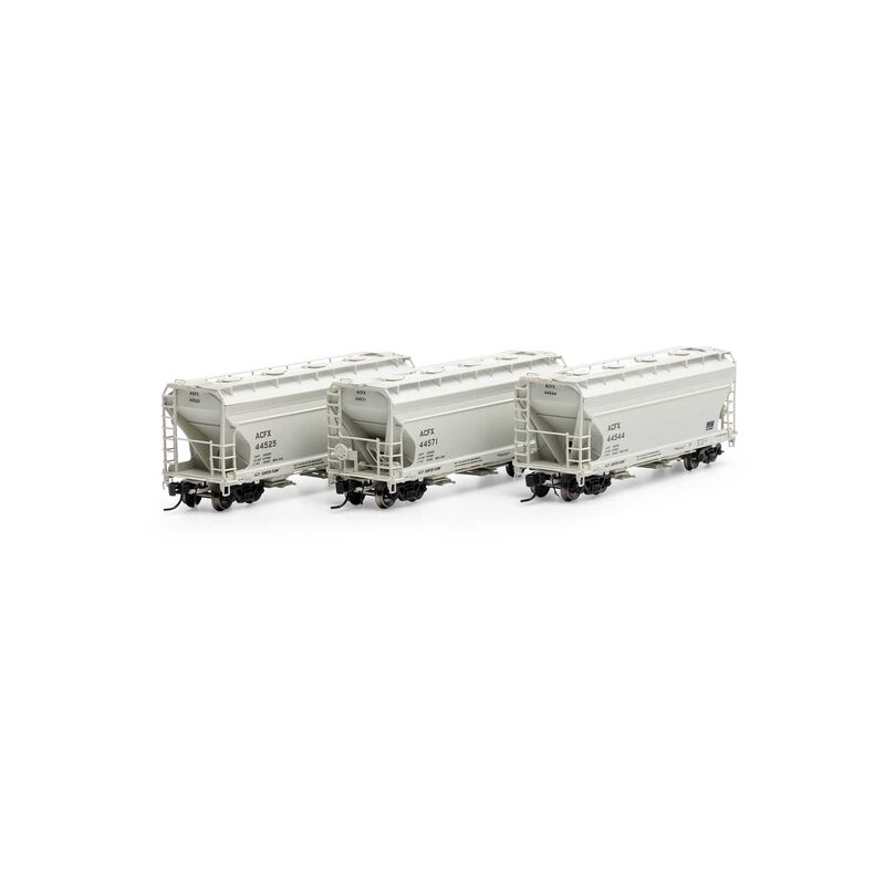N ACF 2970 Covered Hopper, ACFX (3)