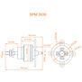 Avian 3530-1250Kv Outrunner Brushless Motor