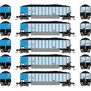 N ATH Bethgon Coalporter w/Coal Load, CEFX #43860/43867/43874/43880/43887 (5)