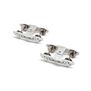 HO Truck, 4-Wheel Passenger/Silver 36" Metal (2)