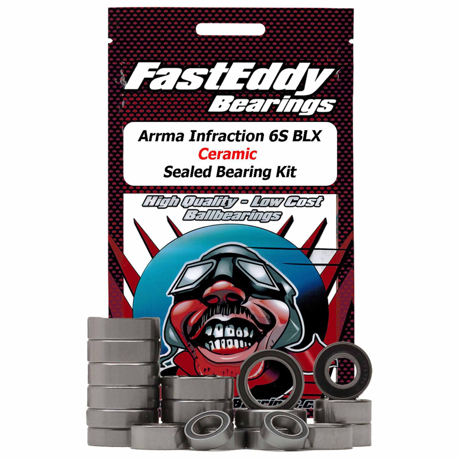 ARRMA Infraction 6S BLX Ceramic Sealed Bearing Kit