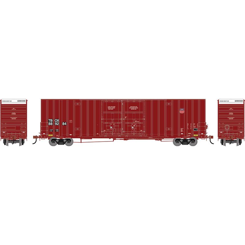 HO ATH 60' Gunderson High-Cube Double Door Box Car, TBOX #889284