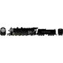 HO GEN 4-8-2 MT-4 Locomotive w/DCC & Sound, Early Black SP #4351