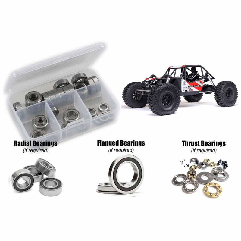 Rubber Shielded Bearing Kit, 1/10 Axial AXP8 Gilamon 2.2