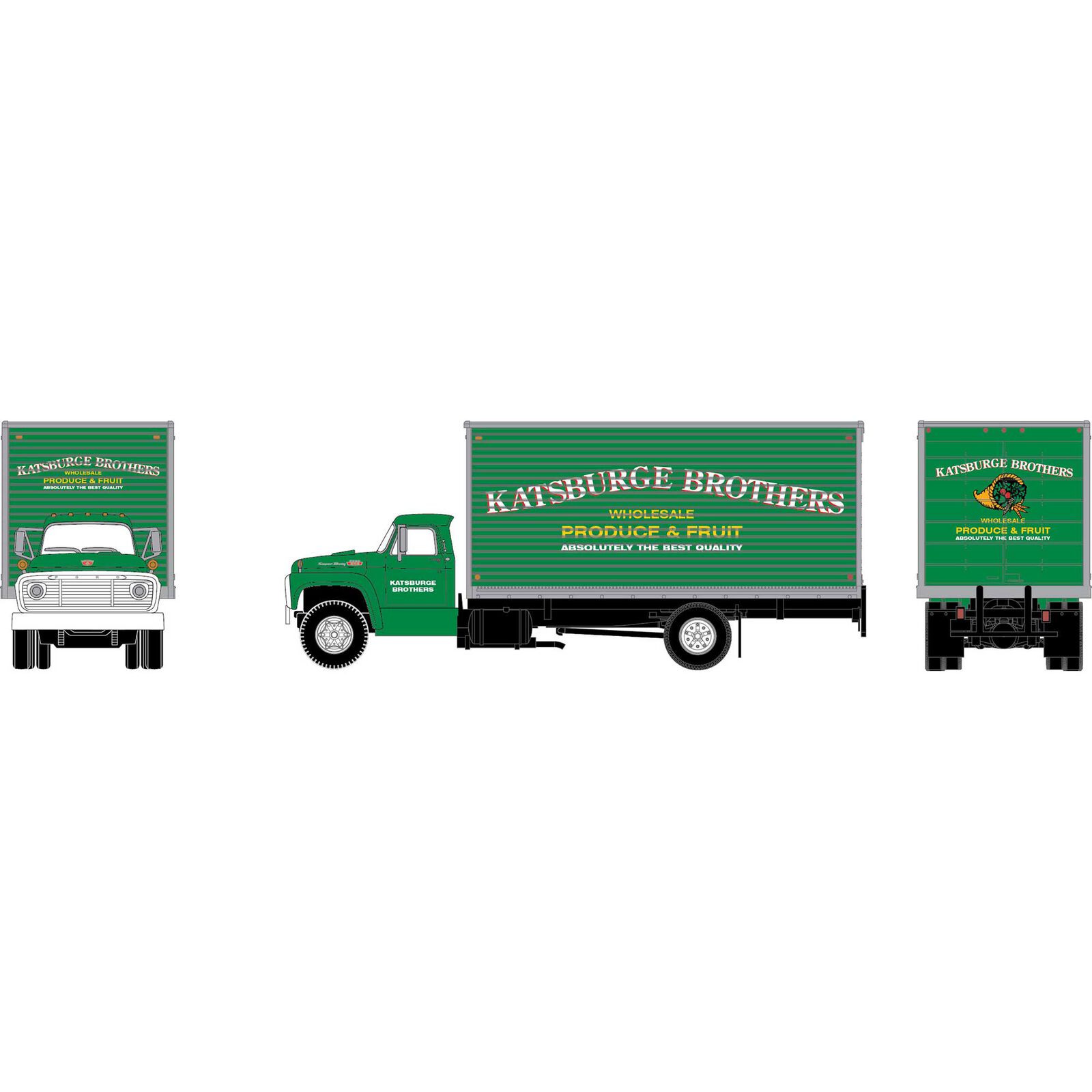 HO ATH Ford F-850 Box Van, Katesburge Brothers
