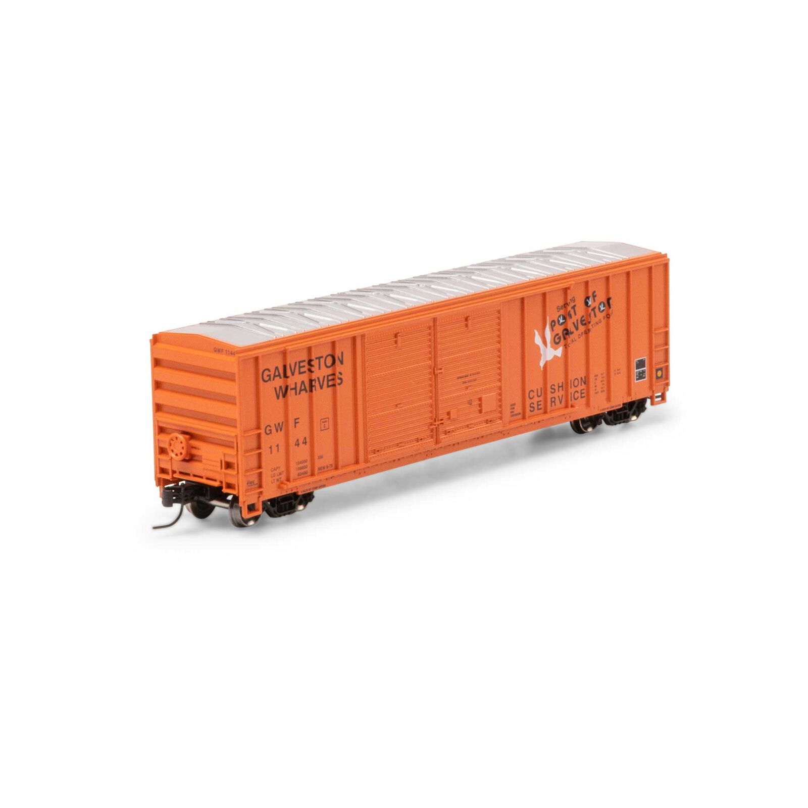 N 50' FMC DD Offset Box Car, GWF #1144