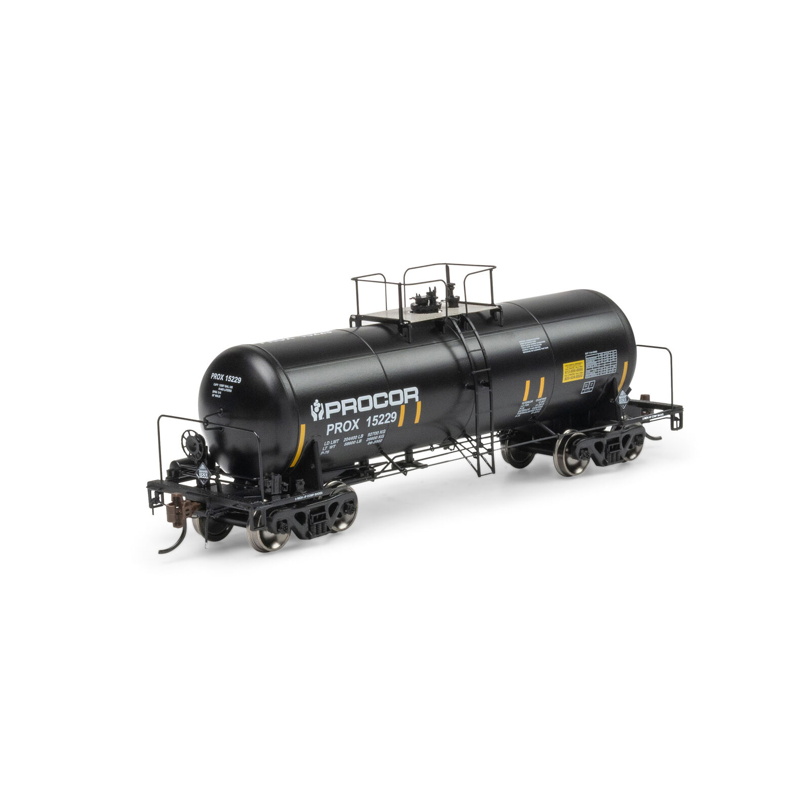 HO 13K Gallon Acid Tank Car, PROX #15229