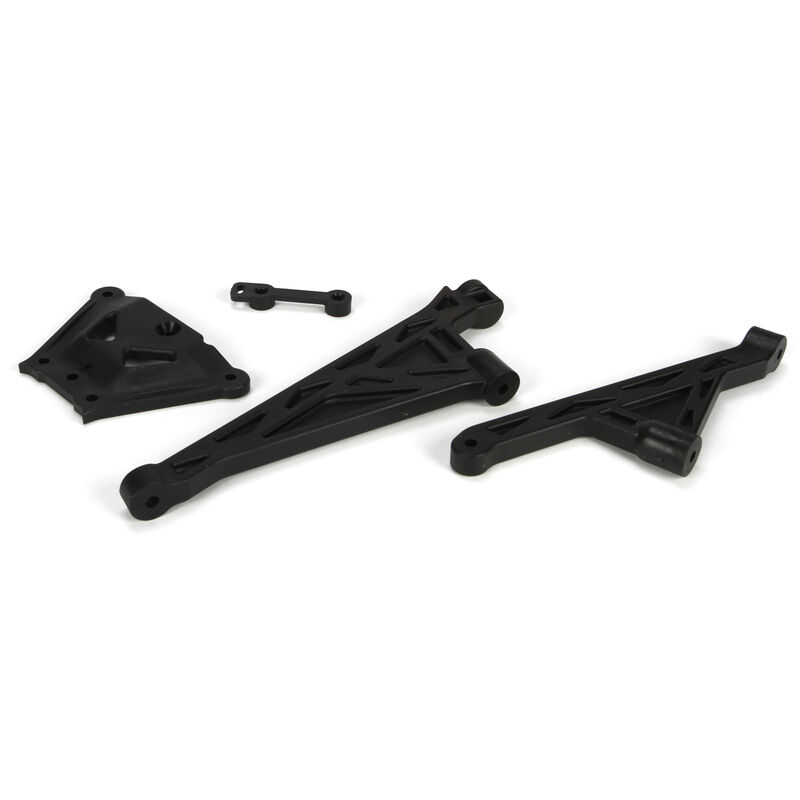 F&R Chassis Brace & Spacer Set: 5IVE-T F&R Chassis Brace & Spacer Set: 5IVE-T