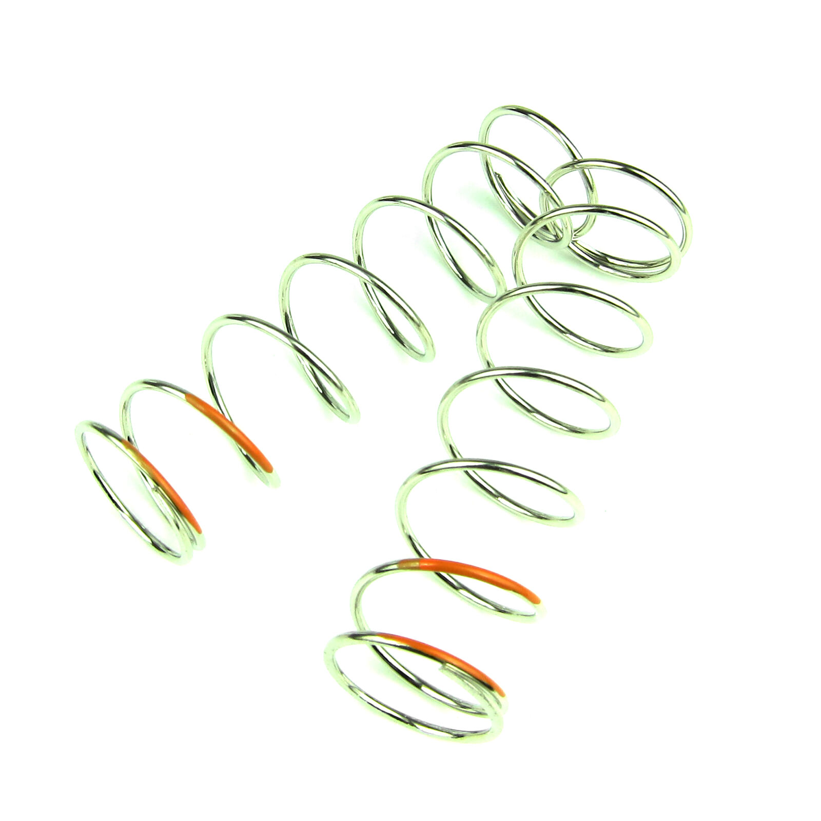 Shock Spring Set, 1.6x7.5T, 80mm, Orange, 6.11 lb/in (2)
