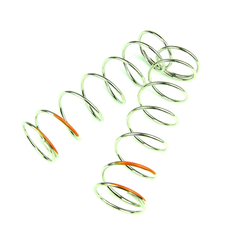 Shock Spring Set, 1.6x7.5T, 80mm, Orange, 6.11 lb/in (2)