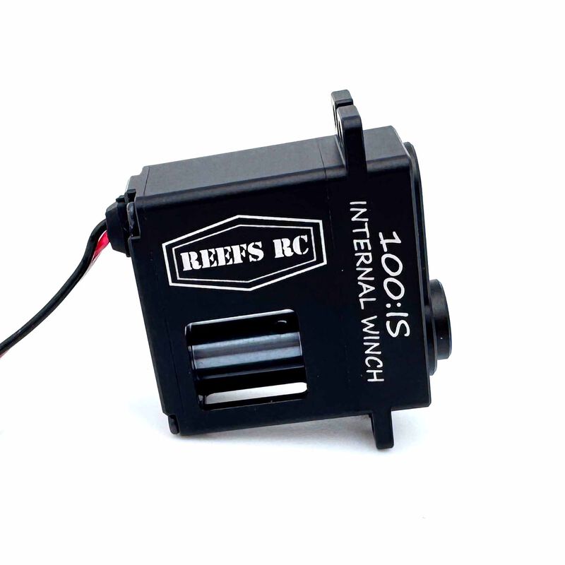 100 IS Internal Spool Mini Servo Winch w/ Line & Hook