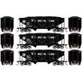 HO 34' 2-Bay Composite Coal Hopper with Load, VGN (3)