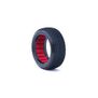 1/8 Cityblock Soft Tires, Red Inserts (2): Buggy