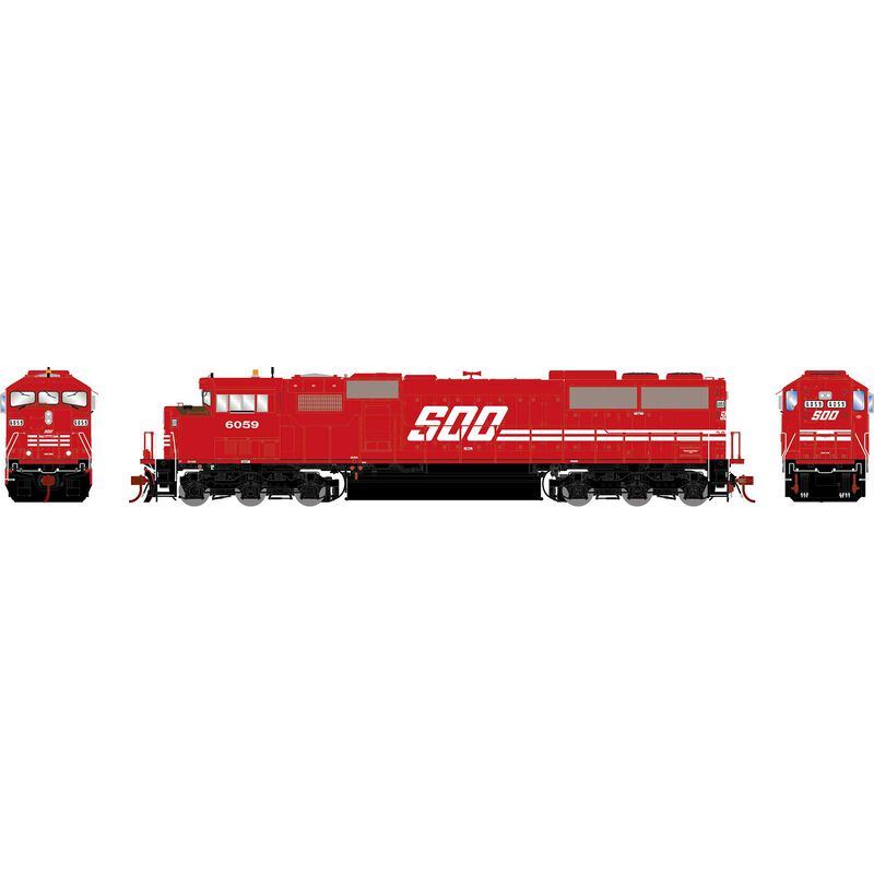 HO GEN SD60M Tri-Clops Locomotive, SOO #6059