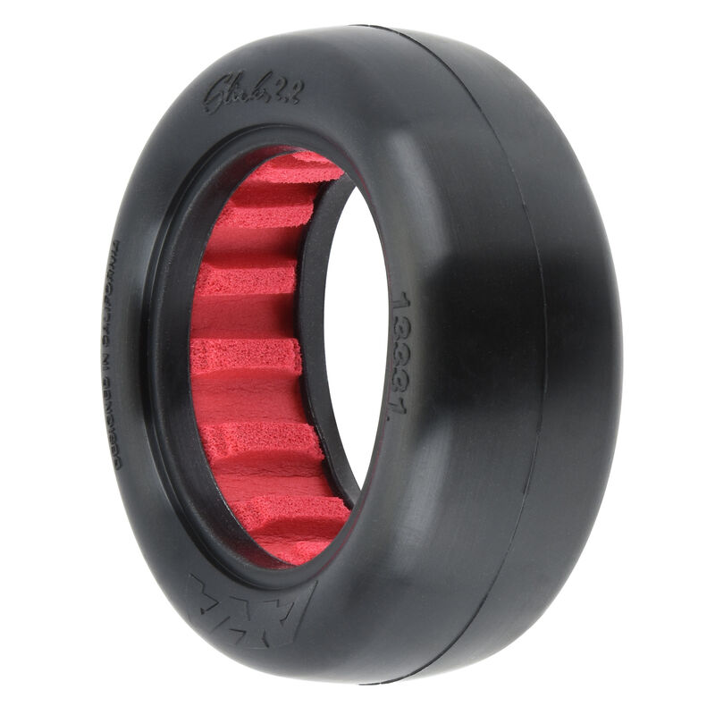 1/10 Slicks Clay 4WD Front 2.2" Off-Road Buggy Tires (2)