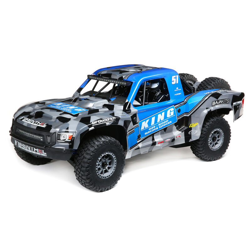 1/6 Super Baja Rey King Shocks 8S 4X4 RTR Brushless Desert Truck, Blue