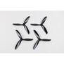 3 Blade Durable FPV Racing Bundle 5 x 3.7 E and EP, Black (2 Fwd, 2 Rev)