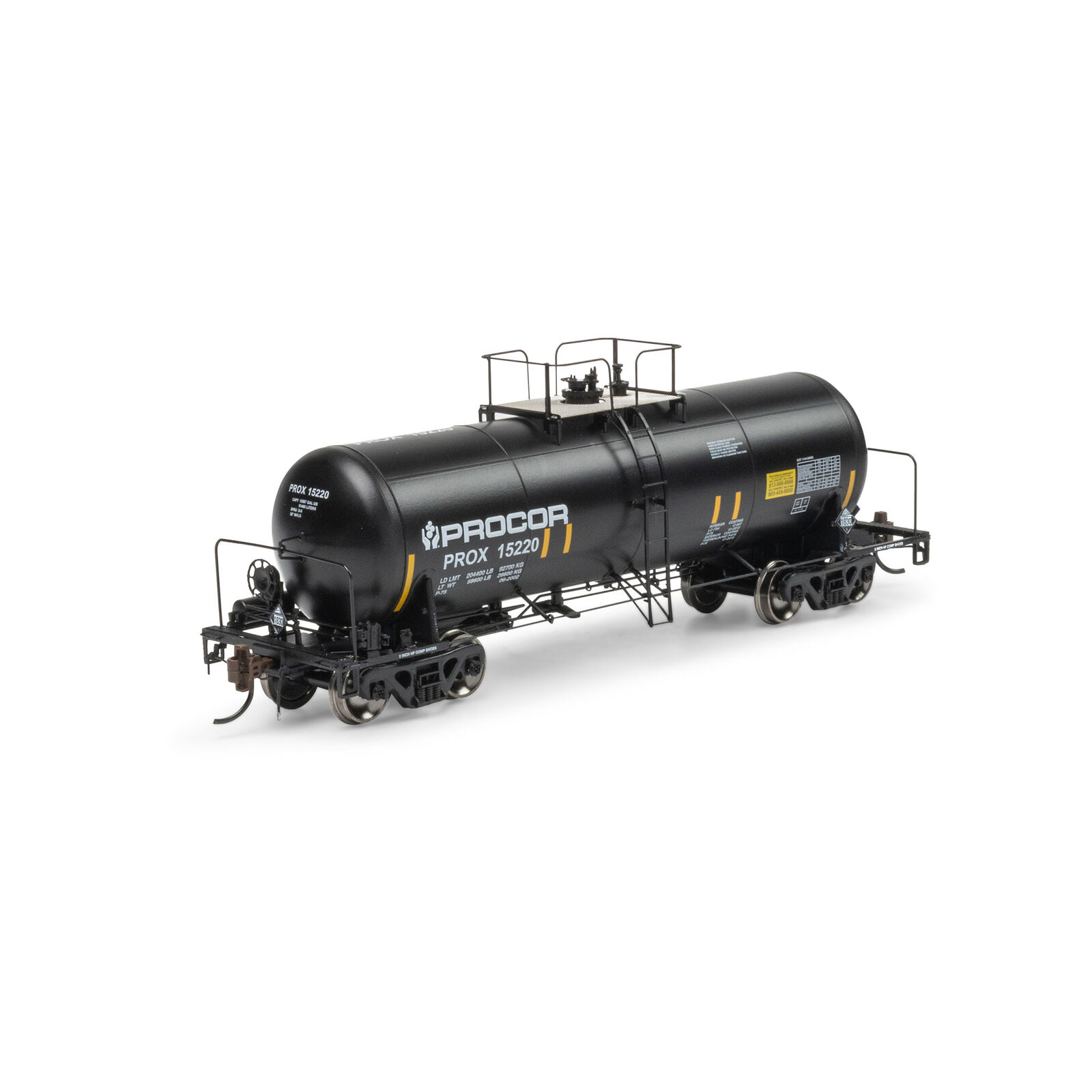 HO 13K Gallon Acid Tank Car, PROX #15220