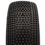 1/8 2AB Super Soft Long Wear Tires, Red Inserts( 2): Buggy