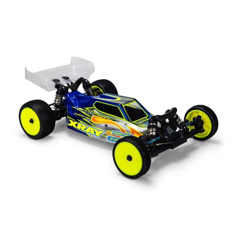 1/10 S15 XRAY XB2 2024 Polycarbonate Body w/ Carpet, Turf, & Dirt Wing