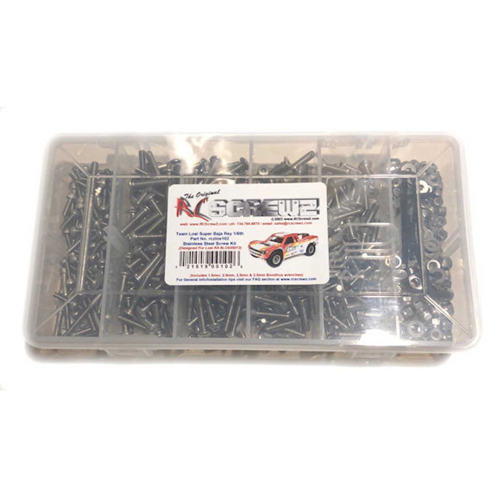 Stainless Steel Screw Set: Losi Baja Rey 1/6
