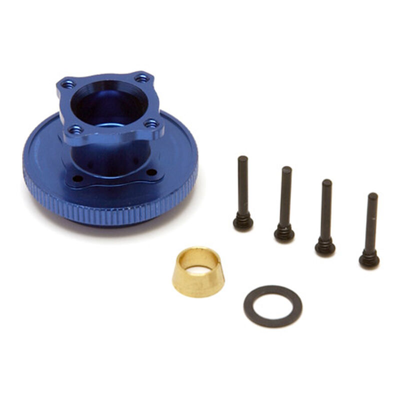 Flywheel & Collet, Aluminum: 8B 2.0 Flywheel & Collet, Aluminum: 8B 2.0