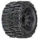 1/8 Trencher HP BELTED F/R 3.8" MT Tires Mounted 17mm Black Raid (2)