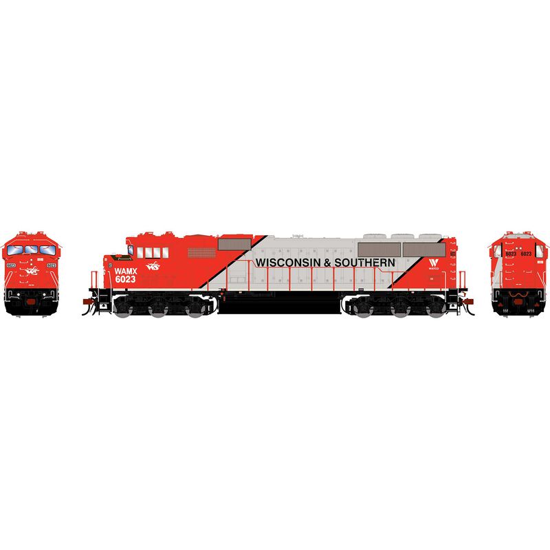 HO GEN SD60M Tri-Clops Locomotive w/DCC & Sound, WAMX #6023