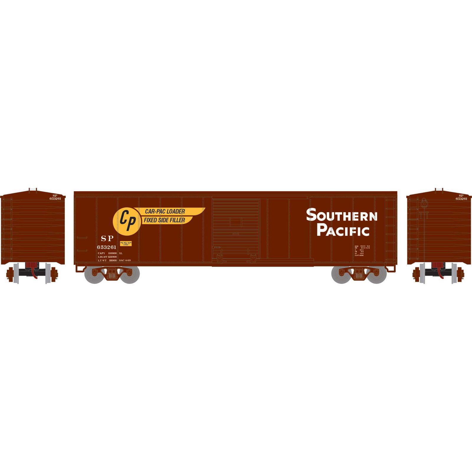 HO 50' PS-1 Single Sliding Door Box, SP #653261