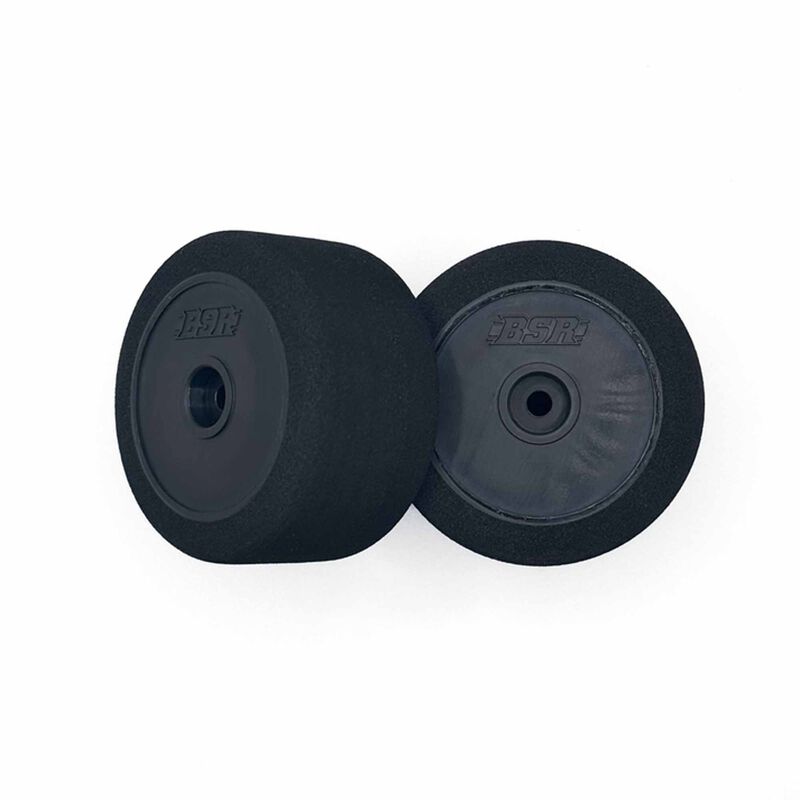 1/18 Mini B/T Wide Pre-Mounted Tires, Purple Compound (2)