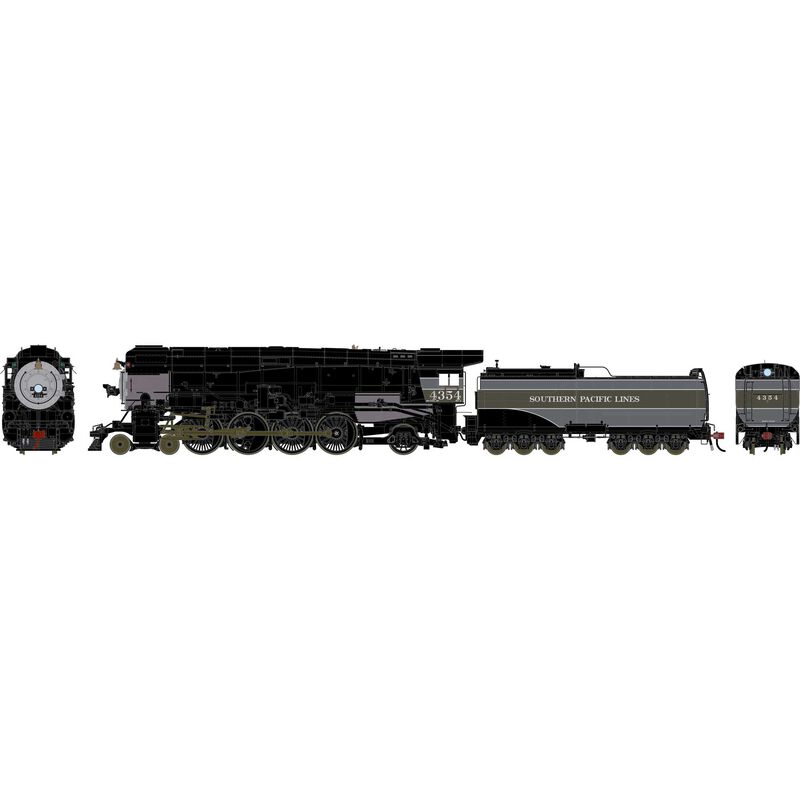 HO GEN 4-8-2 MT-4 Locomotive w/DCC & Sound, Legendary Liveries Two-Tone Grey Skyline Casing SP #4354