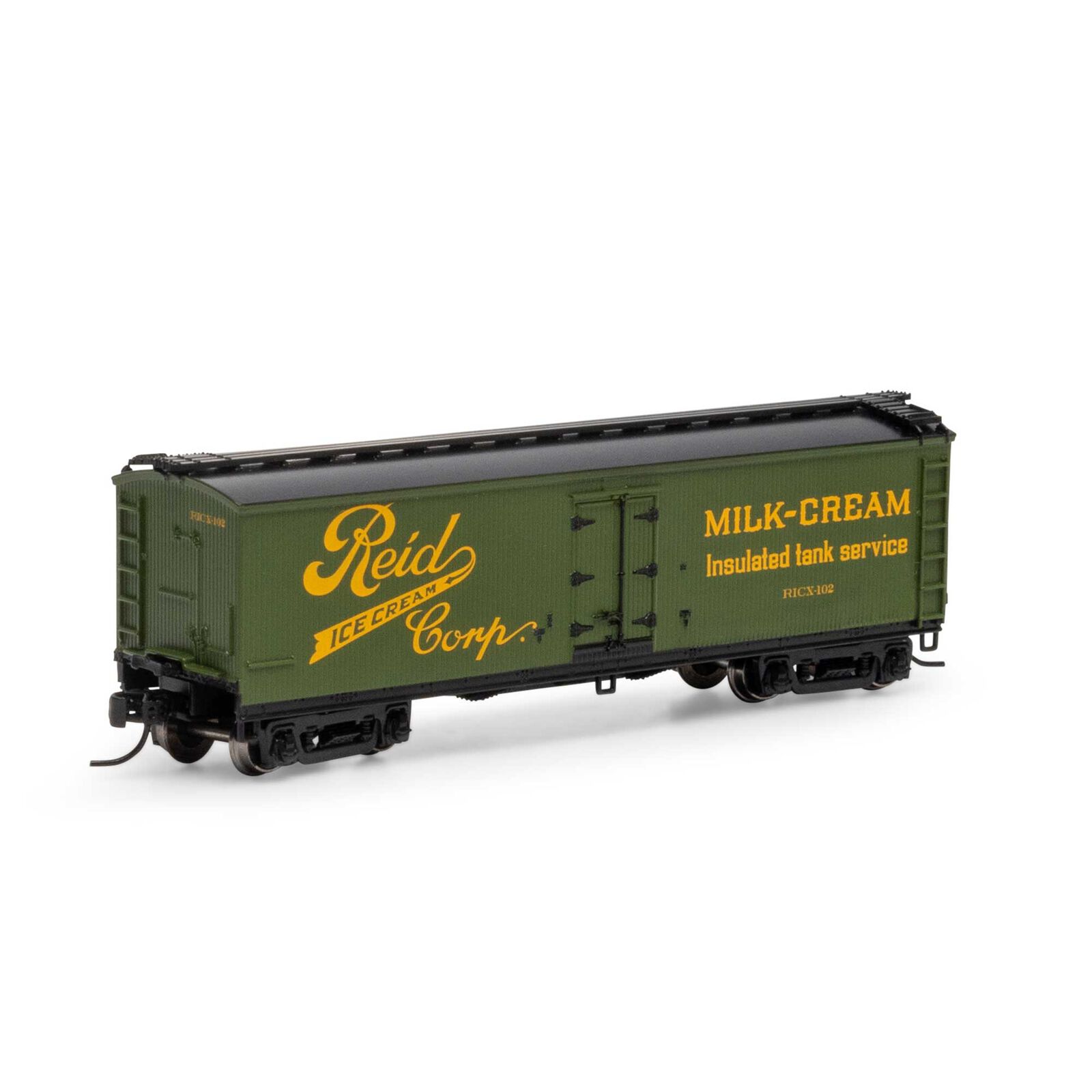 N 40' Pfaudler Milk Car, Reid Ice Cream #102