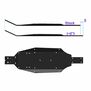 Aluminum +5mm High Speed Chassis Kit, 1/24 Losi Micro-B