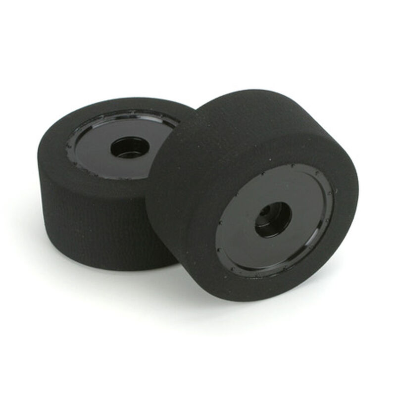 1/10 Foam Custom Works Dirt Oval Rear Mount Tires, Purple (2)