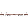 HO ATH 36' Flat Car, MILW #13489