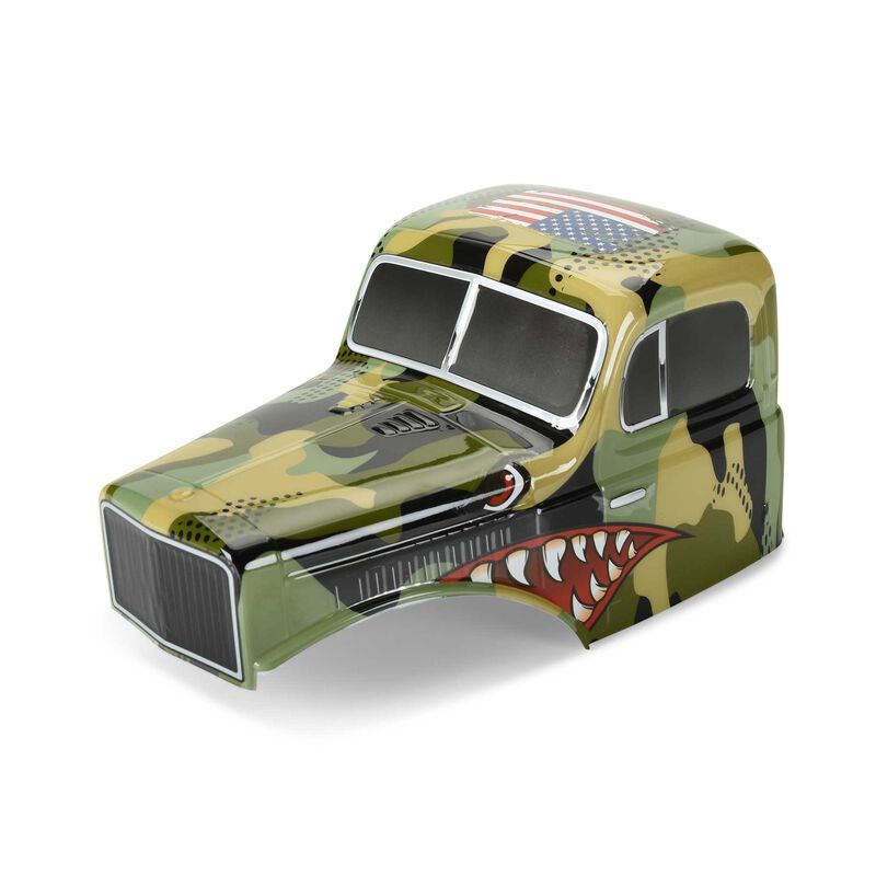 1/10 Limited Edition Pre-Cut/Pre-Painted Comp Wagon Cab-Only Body 12.3" (313mm) Wheelbase Crawlers, Camo