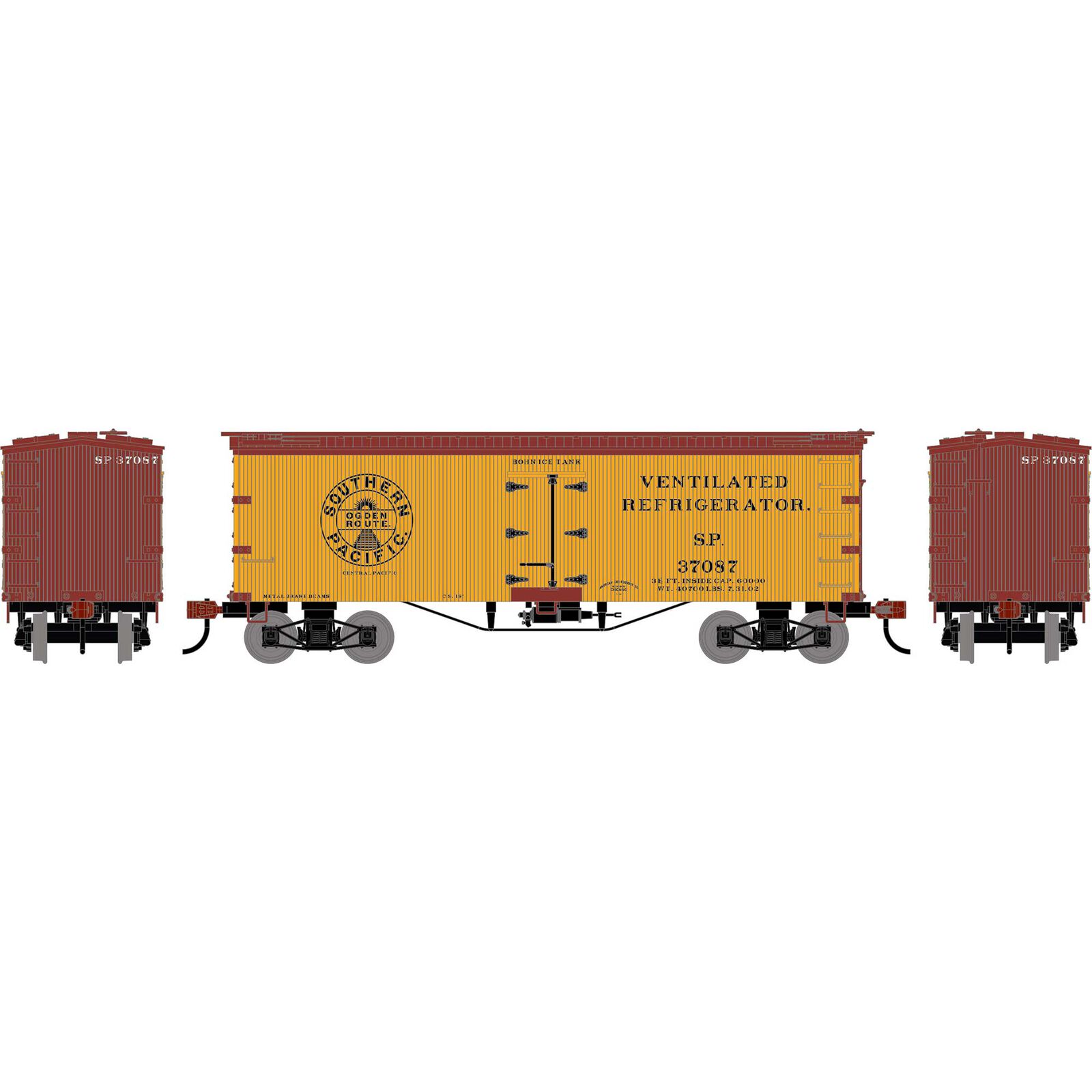 HO RND 36' Wooden Reefer, SP #37087
